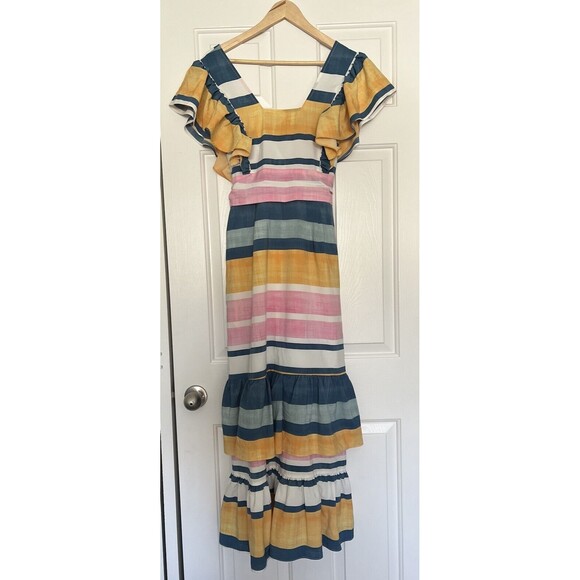 Entro Dresses & Skirts - Entro Multicolor Striped Maxi Dress